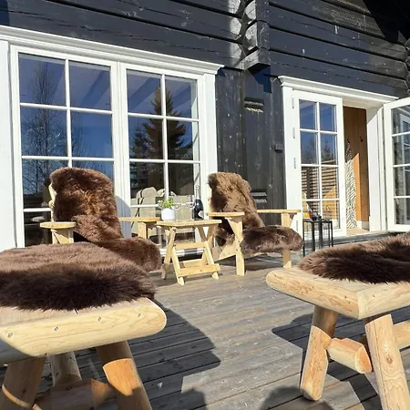 Tatil Evi Familycabin At A Sjusjøen